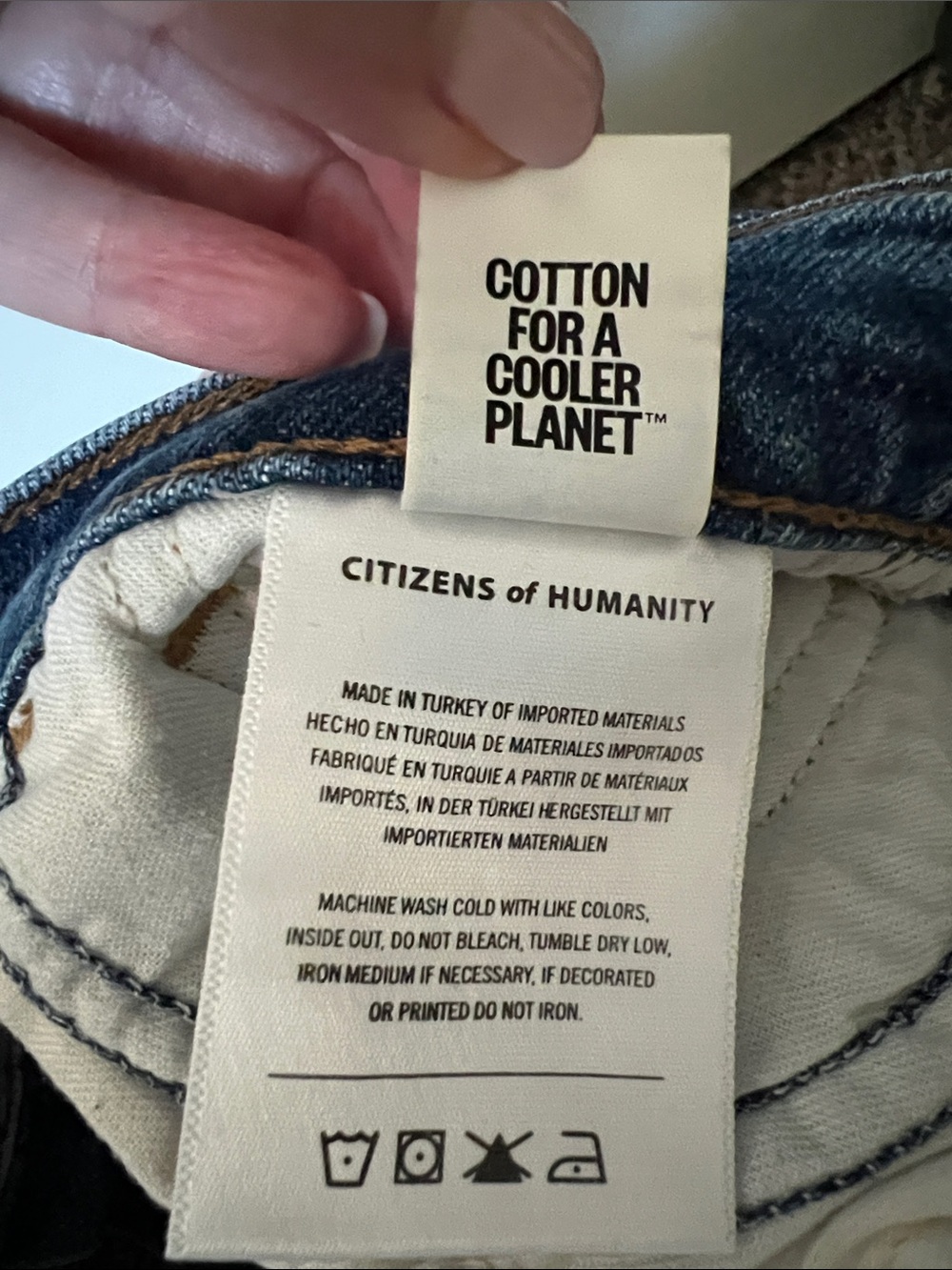 CITIZENS OF HUMANITY Blaine Straight Jeans Denim 25 - Picture 11 of 14